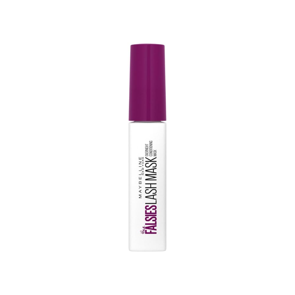 Maybelline New York The Overnight Eyelash Conditioner with Shea Butter and Argan Oil, Falsies Lash Mask, 0.33 Fl Oz