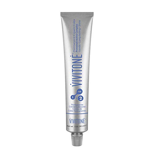 Vivitone Permanent Cream Color (5R Red) 3oz. - 100% Grey Coverage, Long Lasting Shine, Made in Italy.