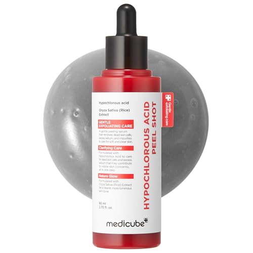 medicube Peel Shot with Hypochlorous Acid | Gentle Exfoliating Serum for Dead Skin Cells & Pores, Blackheads & Excess Sebum Control | Rice Extract Beauty and Personal Care medicube Default Title