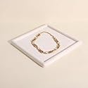 GemeShou velvet Jewerly display tray, Top Microfiber Jewelry storage organizer plate, Empty Jewelry showcase tray for Necklace Bracelet Ring Earring…