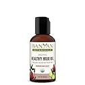 Banyan Botanicals Bhringaraj & Amla Organic Hair Oil - Ayurvedic Scalp & Hair Treatment for Thick, Lustrous Locks - All Hair Types - 2 oz. - Non-GMO