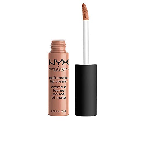 NYX PROFESSIONAL MAKEUP Soft Matte Lip Cream, Lightweight Liquid Lipstick - London (Mid-Tone Beige)