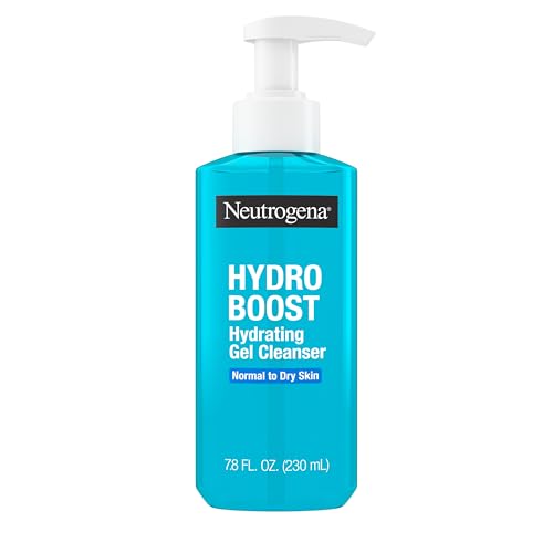 Neutrogena Hydro Boost Hydrating Face Wash & Makeup Remover, Gentle Facial Cleanser Gel with Hyaluronic Acid, Locks Moisture for Soft Supple Skin