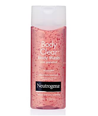 Neutrogena Body Clear Body Wash, Pink Grapefruit 8.5 oz (Pack of 3)