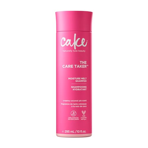 Cake Beauty Moisturizing Shampoo, The Care Taker - Hydrates and Replenishes Dry Hair - With Coconut Water, Hyaluronic Acid & Shea Butter - For All