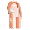 NYX PROFESSIONAL MAKEUP This Is Milky Gloss, Vegan Lip Gloss, 12 Hour Hydration - Milk & Hunny (Sheer Light Honey)