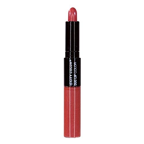 Color City, Duo Lip Color 2-in-1, Lipstick & Lip Gloss (mauve)