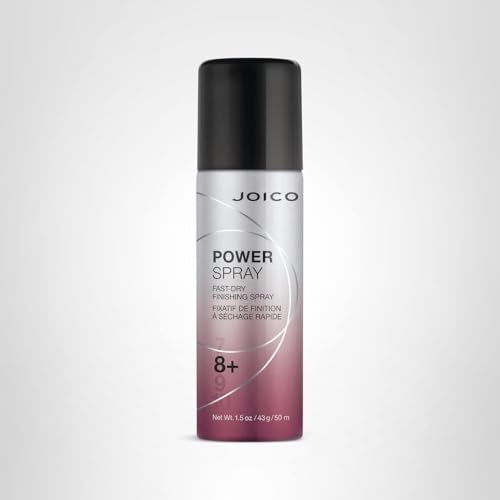 Joico Power Spray Fast-Dry Finishing Spray | For Most Hair Types | Protect Against Heat & Humidity | Protect Against Pollution & Harmful UV | Paraben