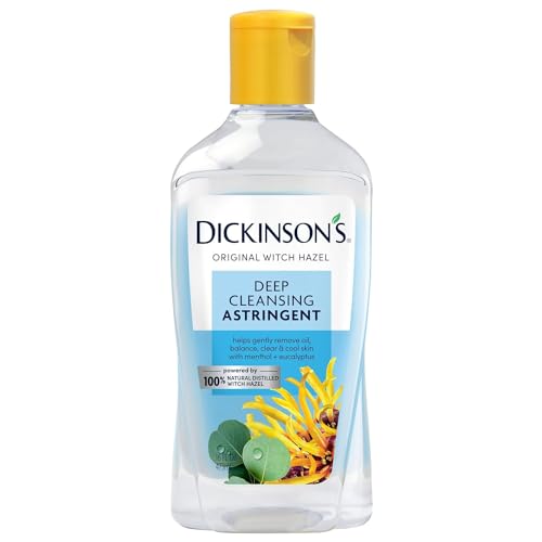 Dickinson's Original Witch Hazel Deep Cleansing Astringent | 100% Natural Distilled Witch Hazel | Clears Pores | Removes Impurities, Makeup, Excess
