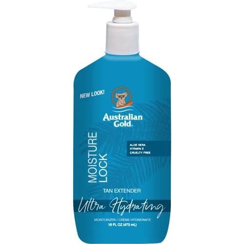 Australian Gold Moist Lock Tan Extender 16 Ounce Pump (Pack of 2)