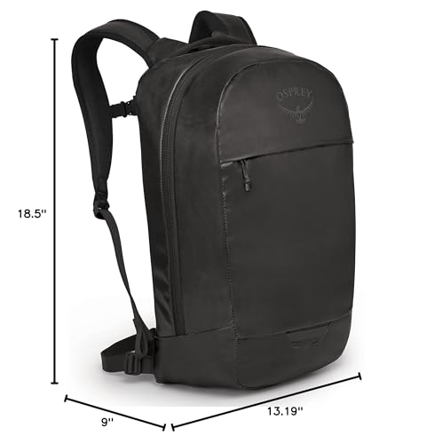 Osprey Transporter Panel Loader Commuter Backpack, Black