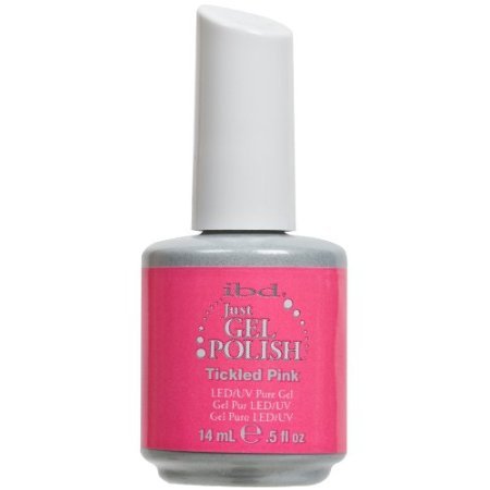 IBD Just Gel TICKLED PINK Soak Off Neon Pink Nail Polish UV Manicure .5 oz Salon Beauty & Personal Care Zupishi