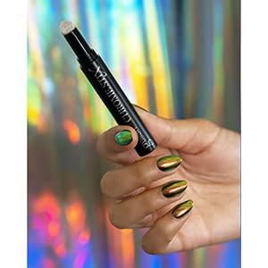 Gelish Chrome Stix Metallic Nail Art Powder At-Home Use: Pink Opal, 0.5g Beauty & Personal Care Gelish