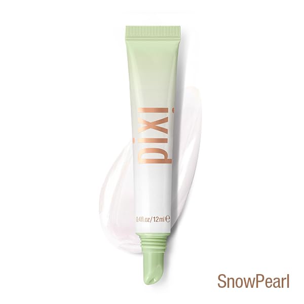 Pixi Beauty LipTone pH Reactive Lip Gloss in SnowPearl | Color Changing Tinted Lip Balm with Rosehip Oil & Shea Butter | Non-Sticky Mirror-Shine