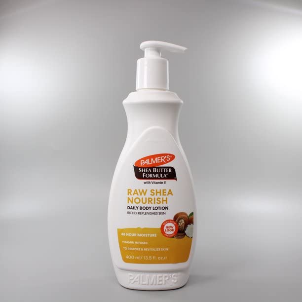 Palmer's Shea Formula Raw Shea Body Lotion, Pump 13.50 oz (Pack of 7)