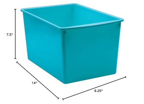 Teacher Created Resources® Plastic Multi-Purpose Bin, Teal