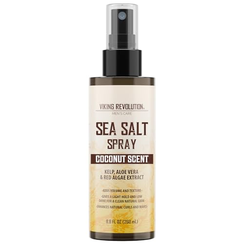 Viking Revolution Men's Texturizing Sea Salt Spray for Men - Lifts and Texturized Hair - Instant Thickness, Volume, Texture and Light Hold (6oz) Beauty and Personal Care Viking Revolution Default Title