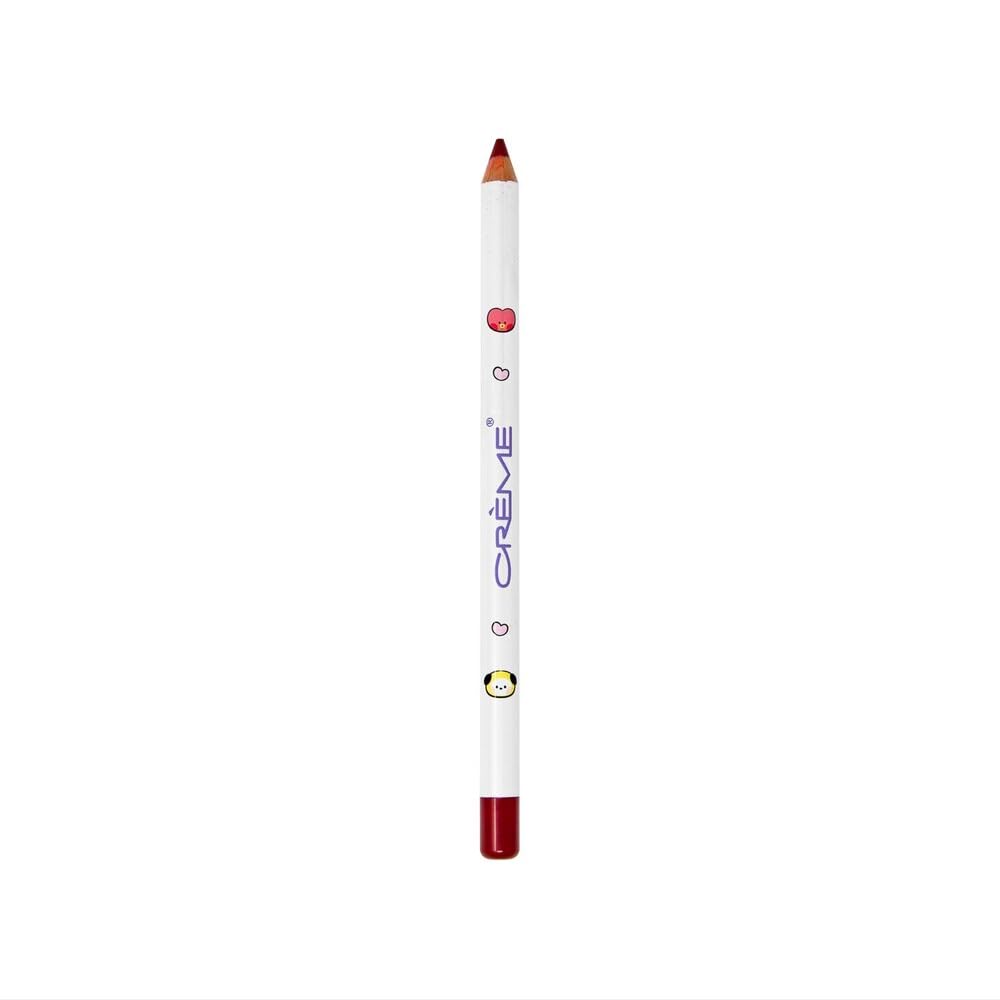 The Crème Shop BT21 Minini Liplock Lip Liner Shea Butter and Jojobo Seed Oil, Lil Kiss