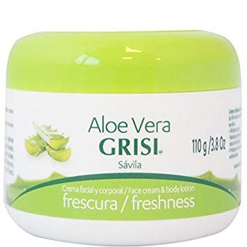 Grisi Aloe Vera Face Cream & Body Lotion Freshness, 3.8 oz (Pack of 5)