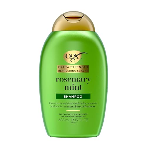 OGX Extra Strength Refreshing Scalp + Rosemary Mint Shampoo, Clarifying Shampoo for Oily Hair Visibly Helps Remove Oil & Residue to Clear Away Beauty and Personal Care OGX Default Title