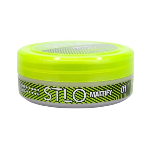 STLO Mattify Natural Finish Matte Paste - Medium to Strong Hold with No Shine - Styling Paste for Men