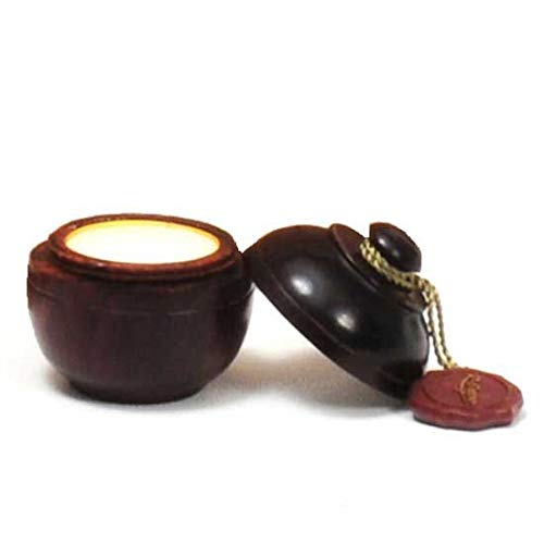 Lasa Aromatics Natural Solid Perfume Body Musk In Wooden Jar - 6 gm (Jasmine) Beauty & Personal Care LASA AROMATICS