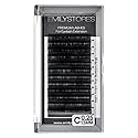 EMILYSTORES Eyelash Extensions 0.25mm Thickness C Curl 13mm Length For Lash Extensions Volume Individual Semi-Dull Black Eyelashes(0.25,C,13mm)