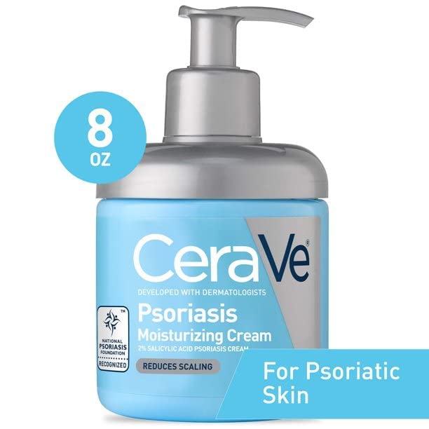 CeraVe Psoriasis Moisturizing Cream, 8 oz (Pack of 2)