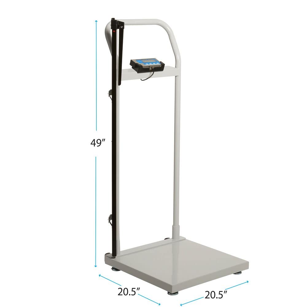 Brecknell HS-300 Electronic Height and Weight Physician Scale, Up to 660lb. Capacity