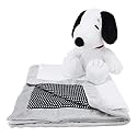Animal Adventure®| Peanuts®| Snoopy Cuddle Bundle™| 2-in-1 10" Plush & 28"x 34"Blanket Bundle