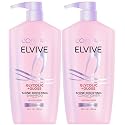 L'Oreal Paris Elvive Glycolic + Gloss Shine Boosting Shampoo and Conditioner Set, Cleanses and Smooths Dull, Porous Hair Into High-Shine, Glossy Hair
