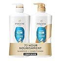 Pantene Shampoo & Conditioner Set, Classic Clean - Pro-V Nutrients for Dry, Color-Treated Hair, Healthy Looking Hair Every Wash, Antioxidant-Rich