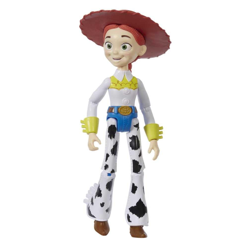 Mattel Disney and Pixar Toy Story Large Action Figure, Posable Jessie Collectible in Signature Cowgirl Look with Removable Hat, 12-inch Scale