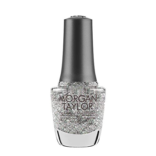Morgan Taylor Nail Lacquer (Am I Making You Gelish?) Silver Professional Lacquer, Vibrant, Chip-Resistant, Fast-Drying, Long-Lasting, High-Shine Beauty & Personal Care Morgan Taylor