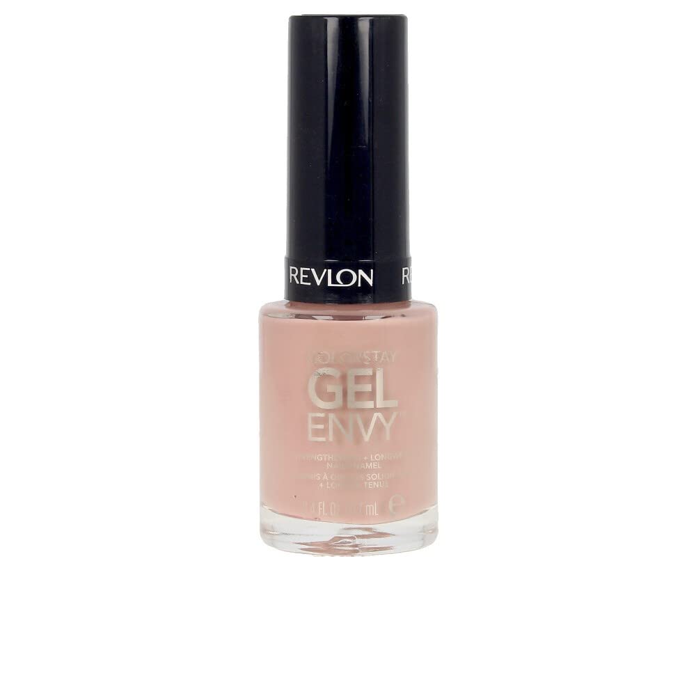 Revlon ColorStay Gel Envy Longwear Nail Polish, with Built-in Base Coat & Glossy Shine Finish, in Nude/Brown, 535 Perfect Pair, 0.4 oz