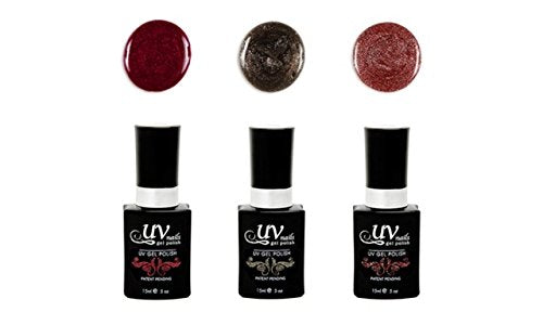 UV-Nails Pavarti Set of 3 UV or LED gel polish Beauty & Personal Care UV-NAILS