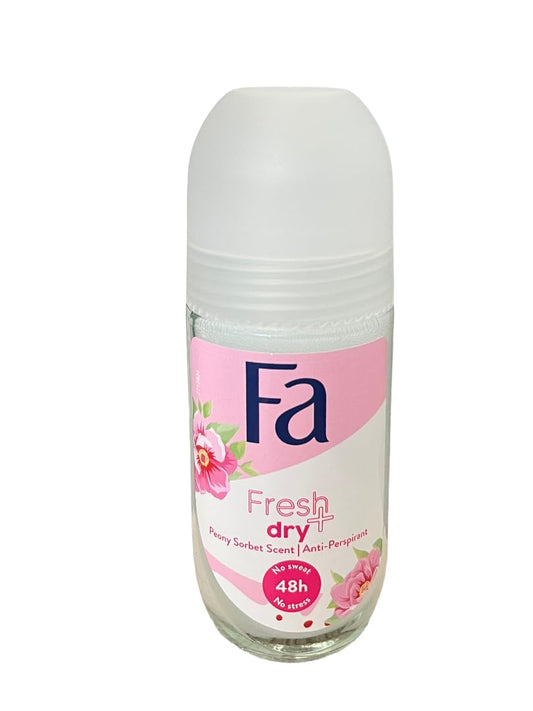 Fa Fresy & Dry Antiperpirant Peony Sorbet Roll-On 50 ml Beauty and Personal Care FA