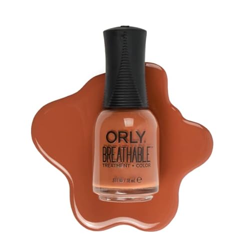 Orly Nail Polish 'Sienna Suede' | Golden Caramel Creme Nail Lacquer from Breathable FLAWLESS Collection | 0.6fl oz