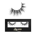 Lilly Lashes Miami Flare 3D Mink Lashes, Mink Eyelashes, The Original Lilly Lash For Wispy & Natural Look, Reusable Eyelashes up to 25x, Fluffy