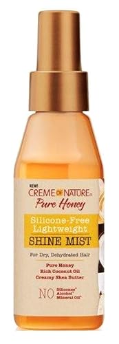Creme Of Nature Pure Honey Shine Mist 4 Ounce (118ml) (Pack of 6)