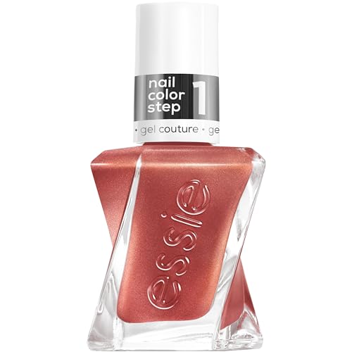 essie gel couture long-lasting nail polish, vegan, be dazzled, rose, multi-faceted, 0.46 fl oz Beauty & Personal Care essie