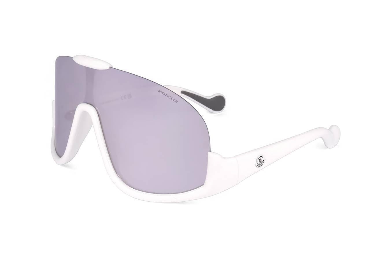 Moncler ML0230 21C WHITE 0/0/125 UNISEX Sunglasses