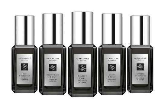 Jo Malone London Cologne Intense collection - Fragrance Set - 5 Mini intense colognes (0.3 fl oz/ 9 ml EACH) Beauty & Personal Care Jo Malone