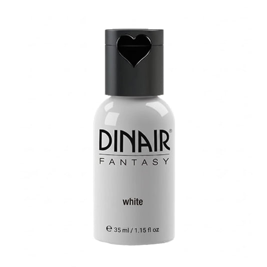 Dinair Airbrush Makeup - Fantasy Bright Colors 4 Face & Body Art, White - 1.5 fl oz.