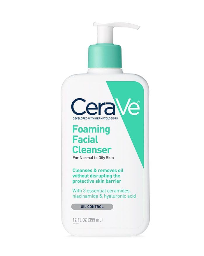 CeraVe Foaming Facial Cleanser 12 oz (Pack of 6)