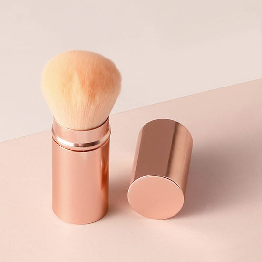 RN BEAUTY Retractable Kabuki Brushes Blush Brush Foundation Powder Brush Face Blender Brush Multi-function Cosmetic Makeup Brush Professional Mineral
