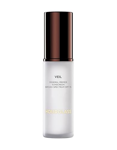 Hourglass Veil Mineral Primer, Face Primer That Extends Face Makeup Wear, Creates Smooth, Even Skin, Conceals Redness, and Minimizes Pores, Lines