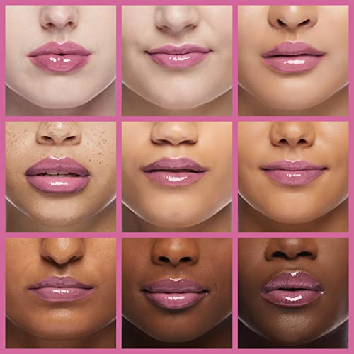 wet n wild MegaSlicks Lip Gloss, Ultra-Glossy, Vitamin-E Enriched, Ultra-Gloss High Shine Moisturizing, Cruelty-Free & Vegan - Sinless(Carded)