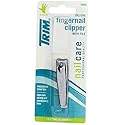 Set of 3 Trim Deluxe Fingernail Clippers with File bundled by Maven Gifts