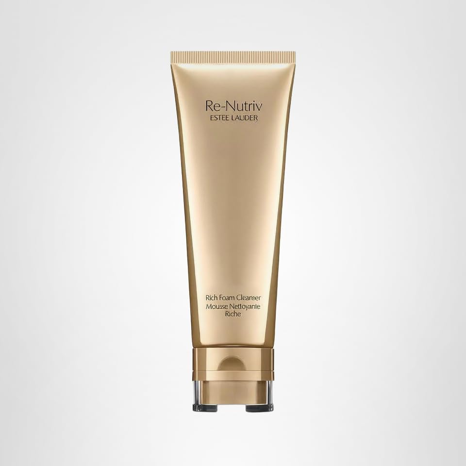 Estée Lauder Re-Nutriv Rich Foaming Cleanser Face Wash | For All Skin Types, 4.2 Fl Oz